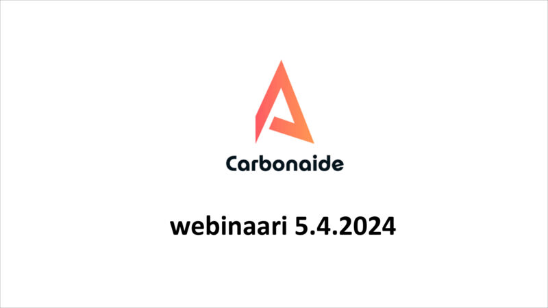 Carbonaide webinaari 5.4.2024