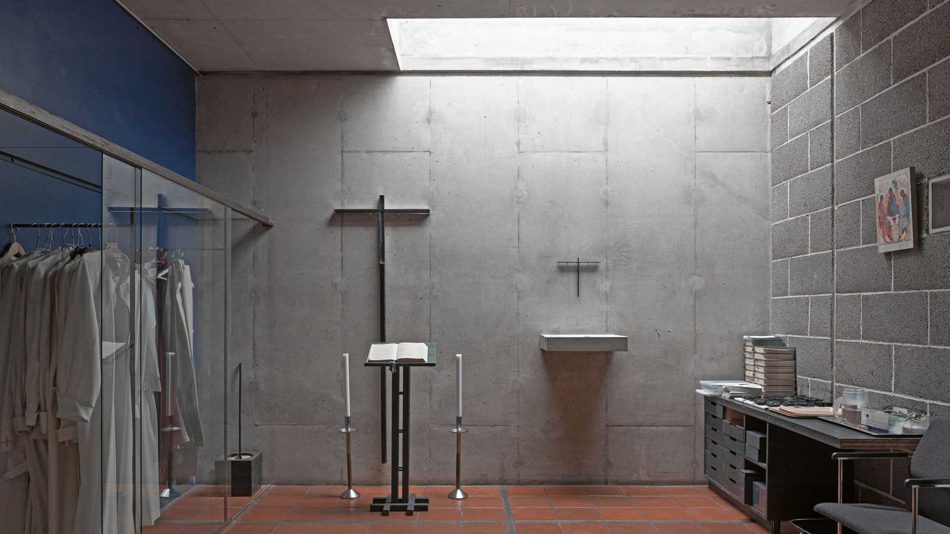 Sakastitila. Korjauksissa oli huomioitava kirkkolain vaatimusten lisäksi Museoviraston päätökset. Kuva: Hannu Rytky