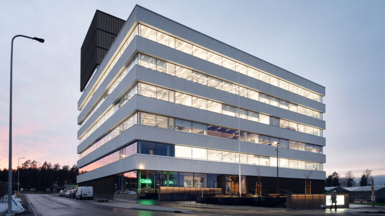 Betonijulkisivu -arkkitehtuuripalkinto 2025 Erica Green Chemistry Parkille