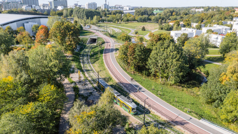 KAPA, Raitiolinja 13 Kalasatamasta Pasilaan on Vuoden Ympäristörakenne 2025 -kilpailun voittaja