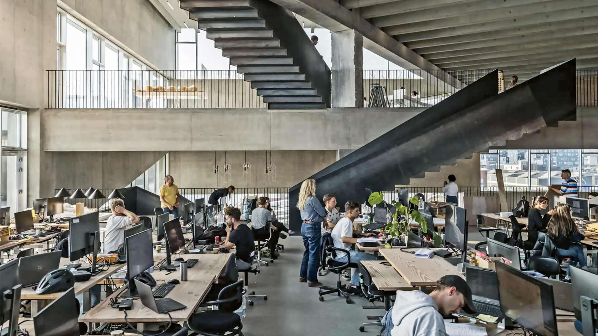 BIG HQ – Betonilinnake meren äärellä