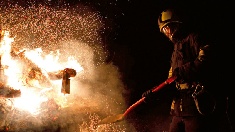Concrete structures in a fire