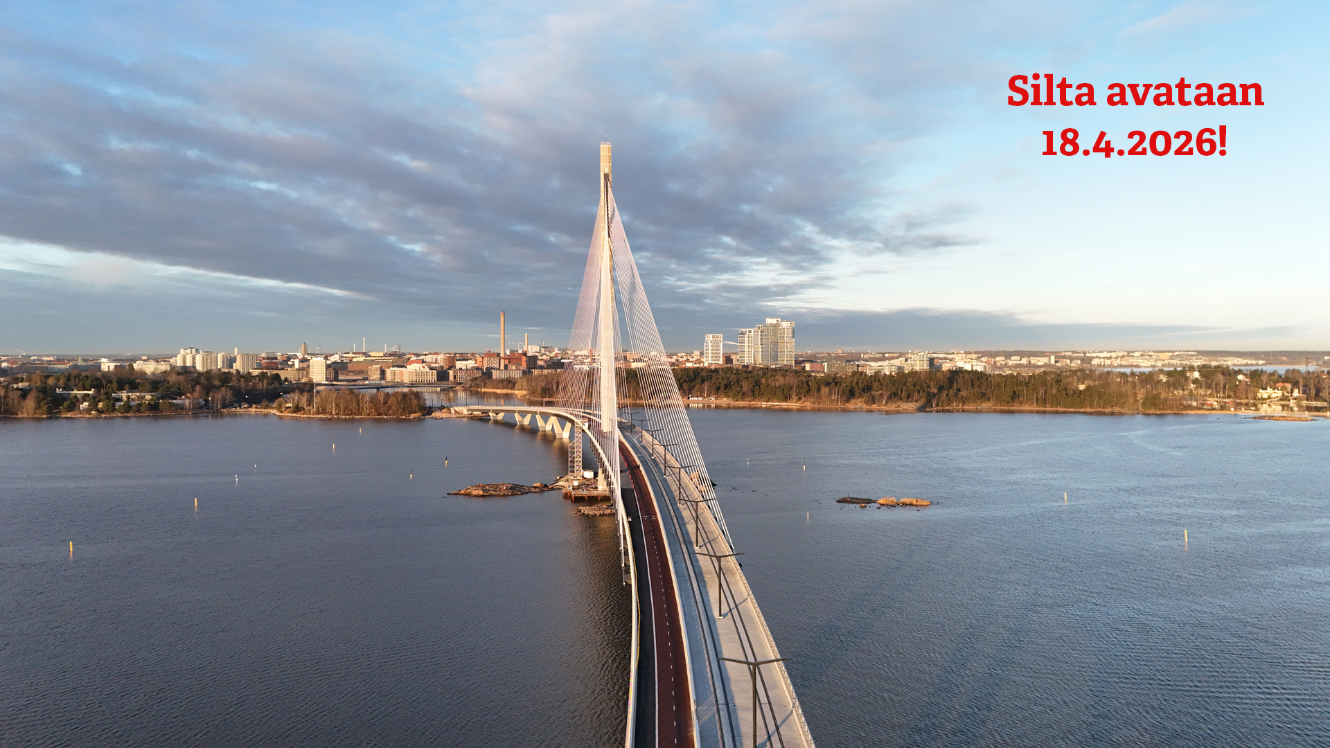 Kruunuvuorensilta avataan 18.4.2026 – oma kruunu päähän!