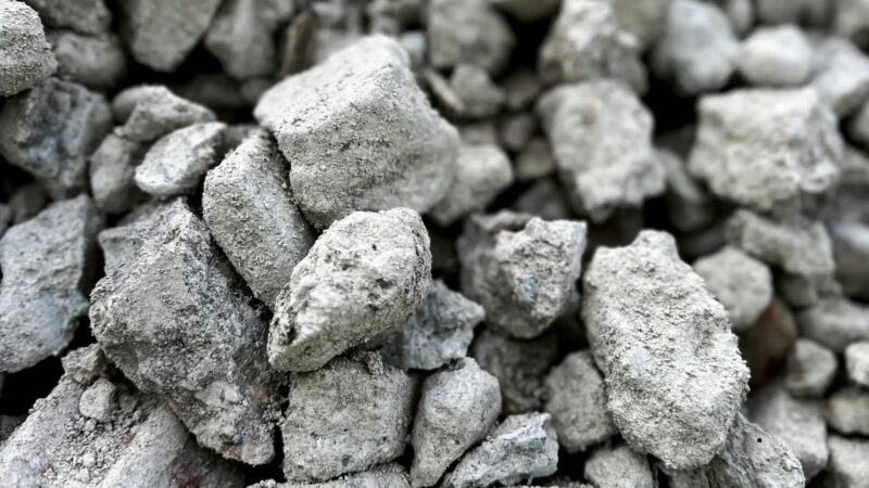 Betonimurskeesta sementin raaka-aine
