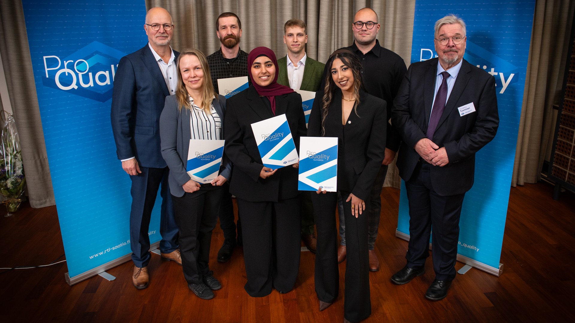 Rakennusalan Pro Quality -palkinnot kahdeksalle ansioituneelle tutkimustyölle