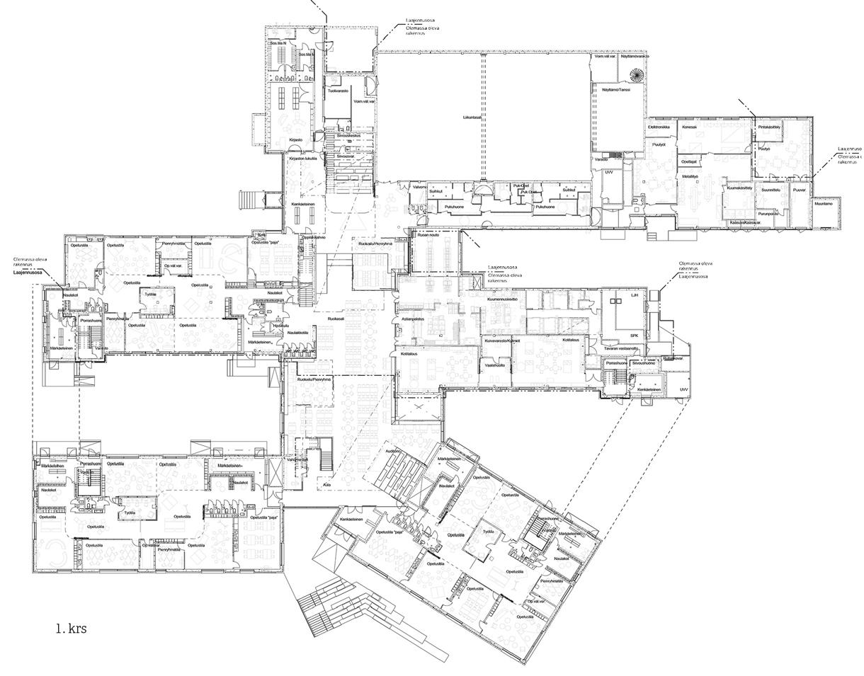 Sipoonlahden koulun laajennus ja piha-alueet kuva #16