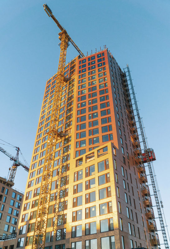 Betonielementtien käyttö korkearakentamisessa