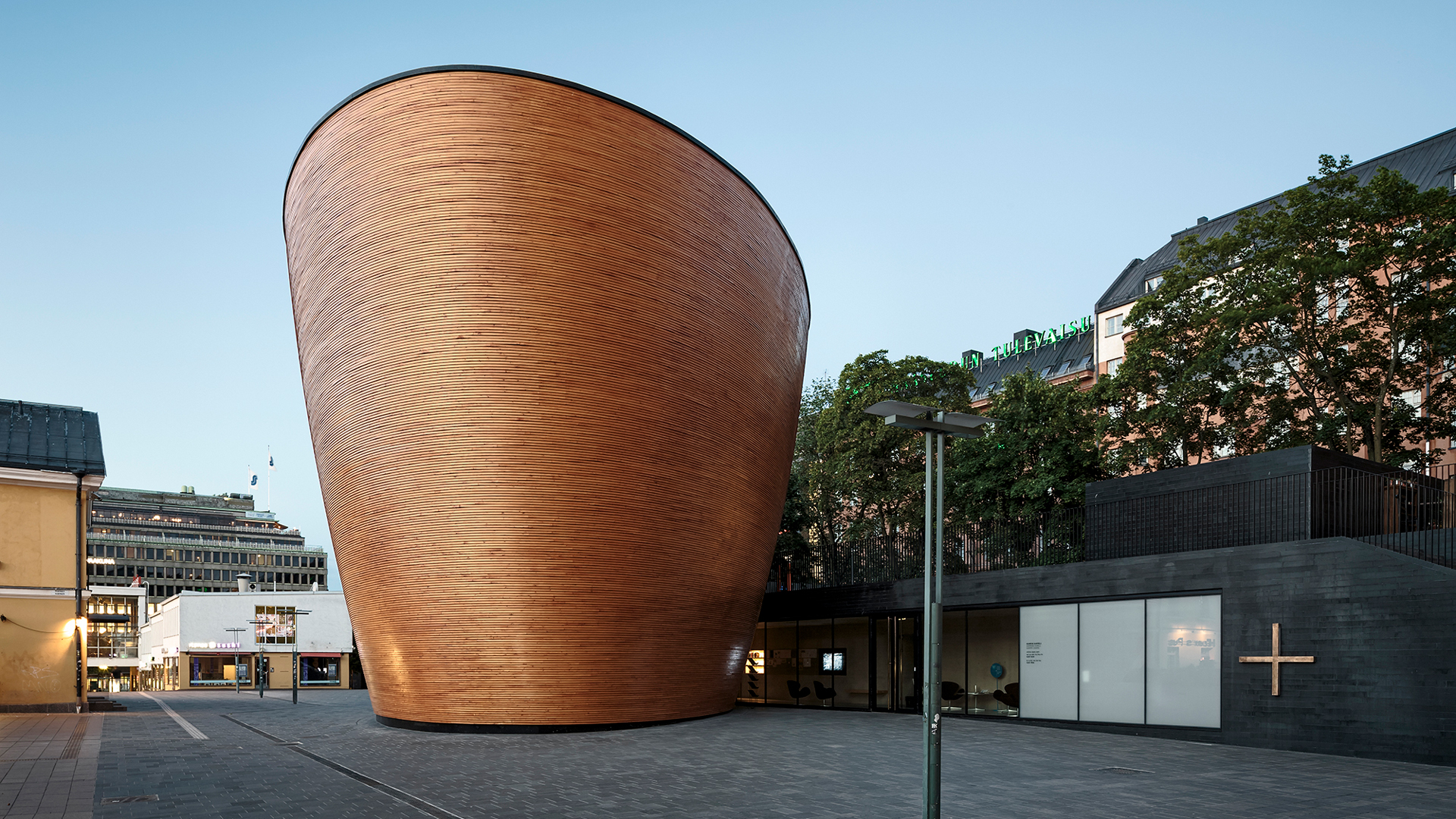 Kampin kappeli (valmistunut 2012) Helsinki. Kuva: Tuomas Uusheimo