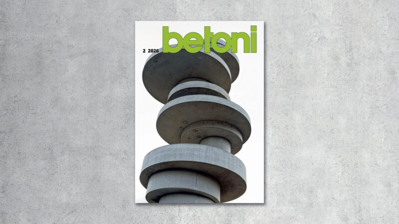 Betoni-lehti 2/2026 on julkaistu verkossa