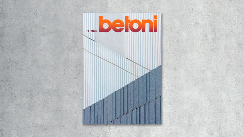 Betoni-lehti 3/2026 on julkaistu verkossa